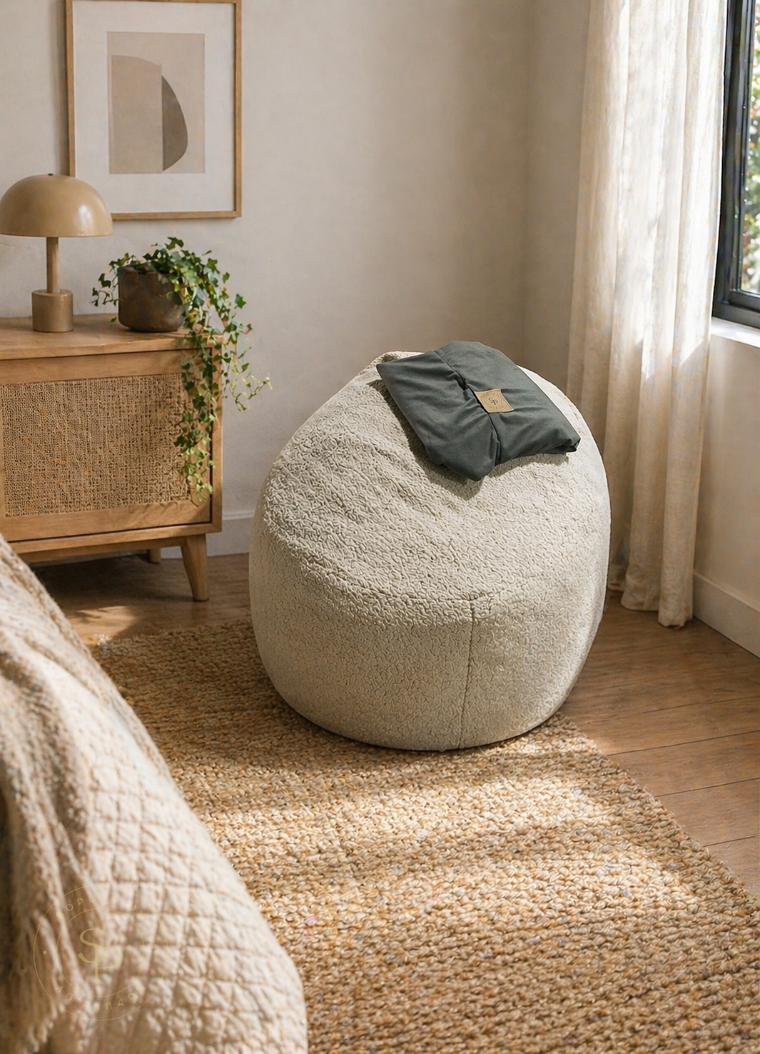 Puff Sopuff Serrana — 1 cuerpo, 1m largo · 80cm alto · 80cm prof. · 1 cuerpo